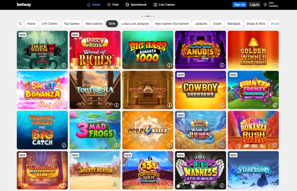 Betway Casino Slots